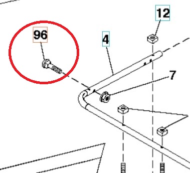 Screw 5014066-01 in the group  at Entreprenadbutiken (5014066-01)