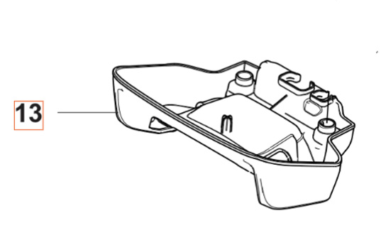 Charging station lower cover in the group Automower 430X Nera - 2023 at Entreprenadbutiken (5314227-01)