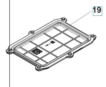 Cover Battery - Including Seal 5367779-01 in the group  at Entreprenadbutiken (5367779-01)