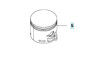 Piston Husqvarna 543XP, 543XPG in the group  at Entreprenadbutiken (5817559-01)