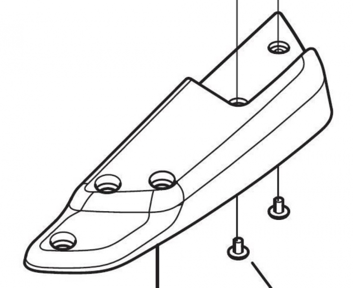 SUPPORT BASE RIGHT in the group Automower 415X - 2022 at Entreprenadbutiken (5853238-01)