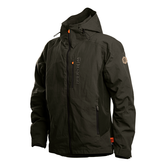 Husqvarna Xplorer Shell jacket men forest green, S in the group Clothing & Safety equipment / Casual clothes / Casual clothes Xplorer at Entreprenadbutiken (5932505-46)