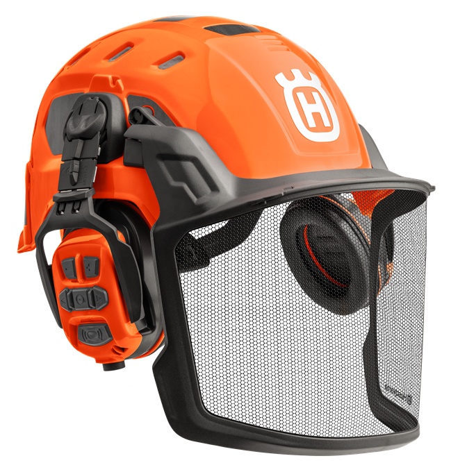 chainsaw helmet bluetooth