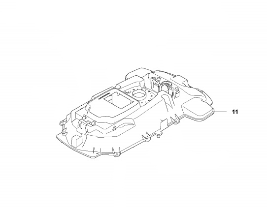 Chassis Upper in the group Automower 305 - 2022 at Entreprenadbutiken (5965294-01)