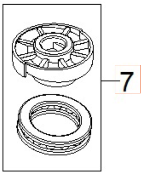 Disc Wobble Disc 8.1° 5976470-01 in the group  at Entreprenadbutiken (5976470-01)