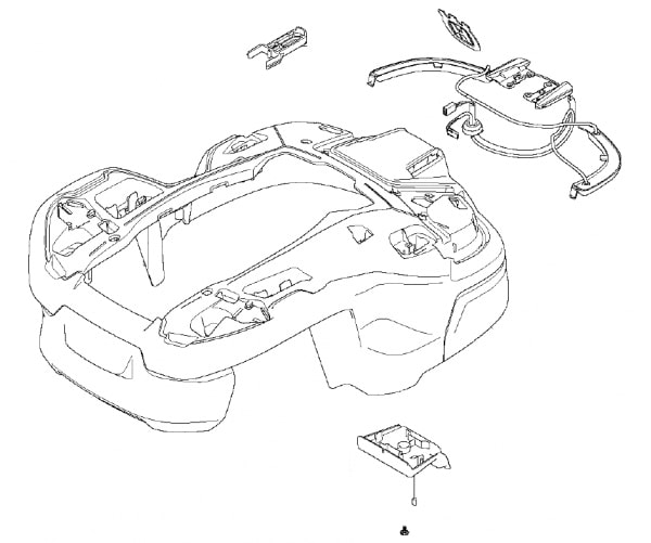 Body Systems 5999887-01 in the group Automower 415X - 2022 at Entreprenadbutiken (5999887-01)